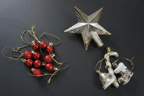 100均のクリスマスオーナメント