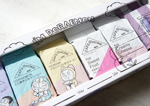 プレゼントにぴったりな、CAFE@HOME ドラえもんのコーヒーギフト