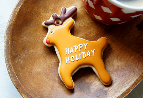 デルーカで買ったトナカイのクッキー