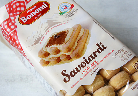 ティラミスで使われるサヴォイアルディで簡単ケーキ