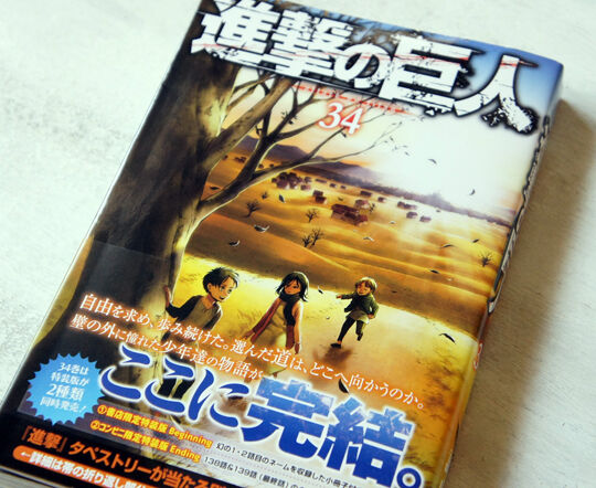 進撃の巨人34巻購入 とりあえず暮らす 進撃の巨人34巻購入 とりあえず暮らす