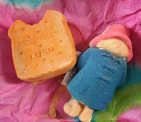 パディントンとLUSHコラボのバスグッズ