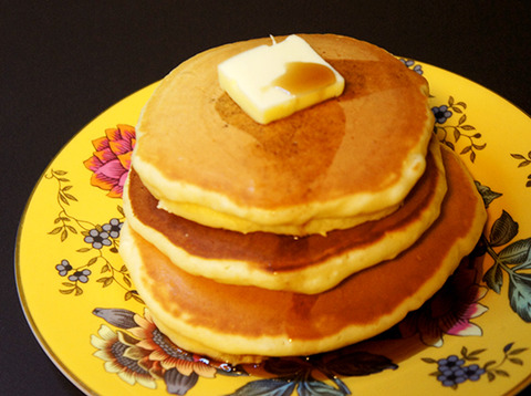 レシピ通りに森永のホットケーキを作るとふんわり