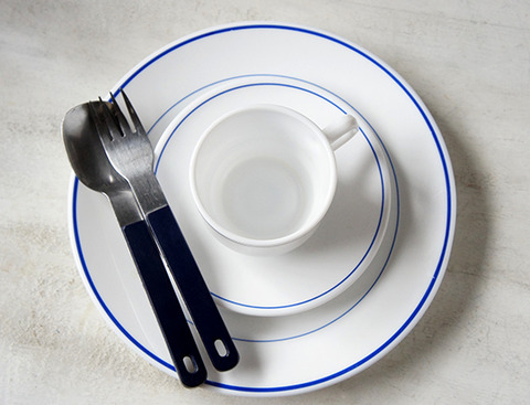 学生の頃から使っているアルコパルの食器