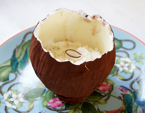 味も見た目もココナッツなケーキをラデュレで購入