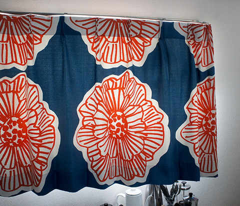 キッチン用に買った遮光カーテン