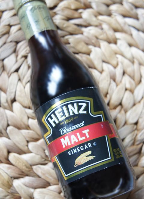 ハインツのモルトビネガーでフィッシュ&チッブス