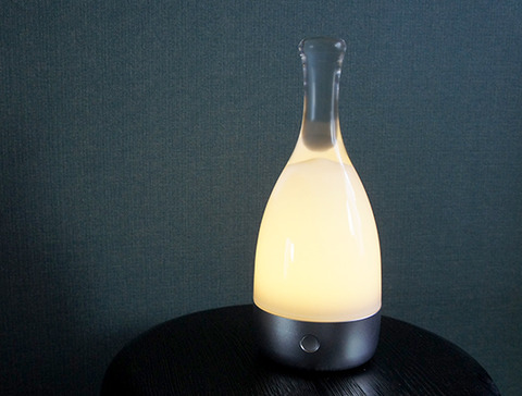 ボトル型照明Bottledを修理に出し、久々に復活