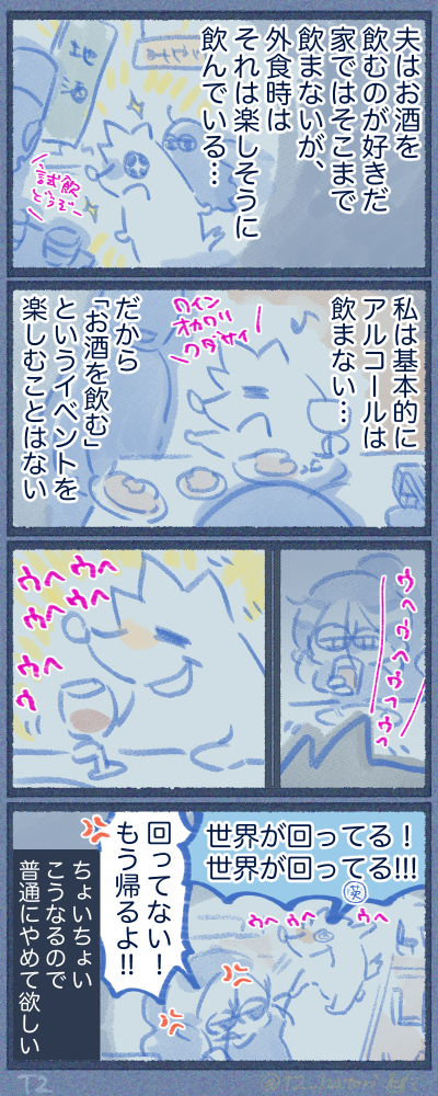 夫と飲酒