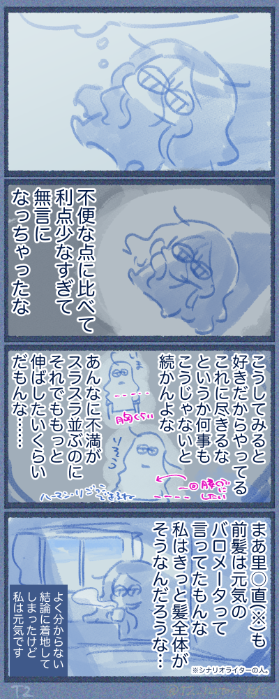 ロン毛は不便(結論)