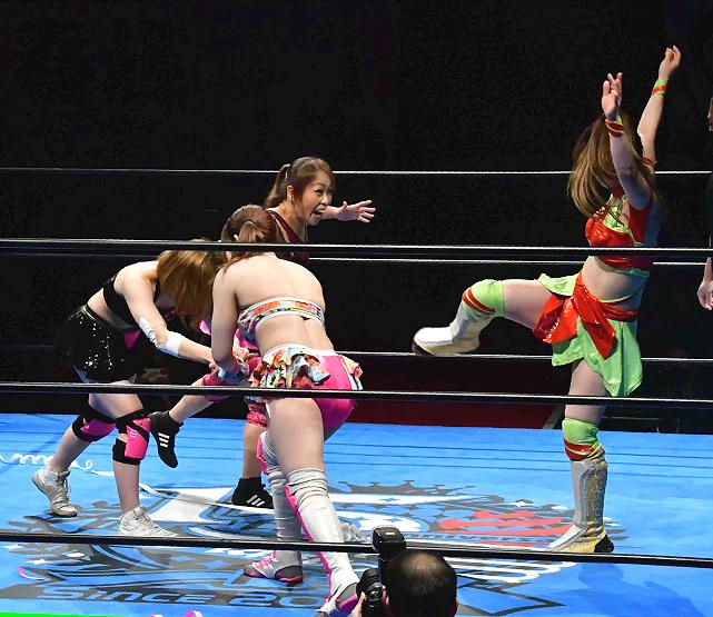 星ハム子 真白優希 Vs 藤本つかさ 梅咲遥 春輝つくし自主興行 ガトーアイス チョコパ 星ハム子 真白優希 Vs 藤本つかさ 梅咲遥 春輝つくし自主興行 ガトーアイス チョコパ