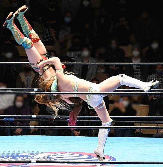 藤本つかさ Vs 雪妃真矢 前編 アイスリボンマーチ21 ガトーアイス チョコパ