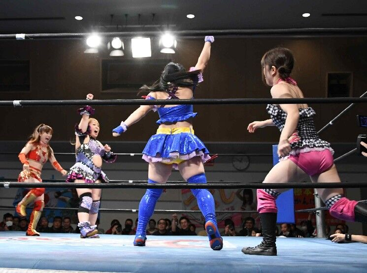 ドロップキッカーズ Vs ハム子 妹加 新春横浜リボン ガトーアイス チョコパ
