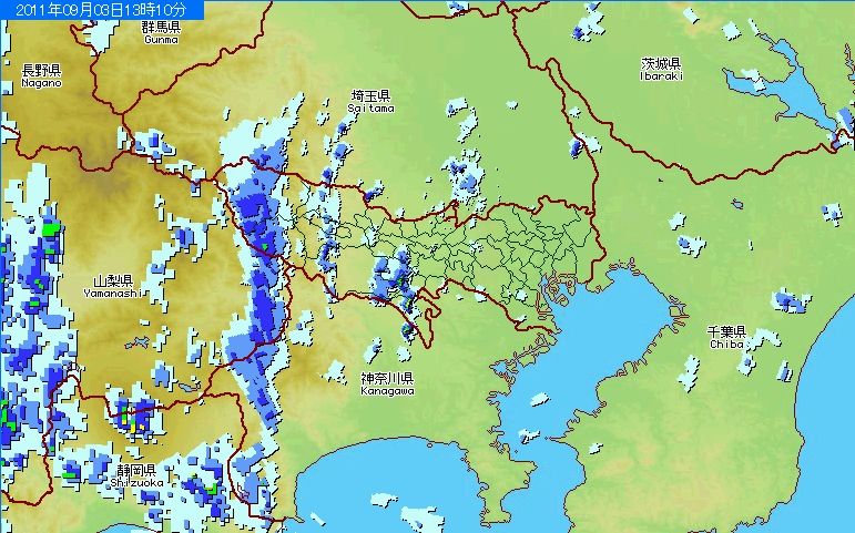 天気 11年9月3日 昼 東京はほぼ晴れ 千歳烏山 稀代の雨男のかかってこい天気 天気 11年9月3日 昼 東京はほぼ晴れ 千歳烏山 稀代の雨男のかかってこい天気