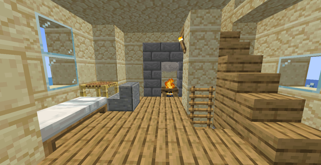 ガチ孤島で生活するマインクラフト 2 家畜小屋と灯台 Nsiの日記re