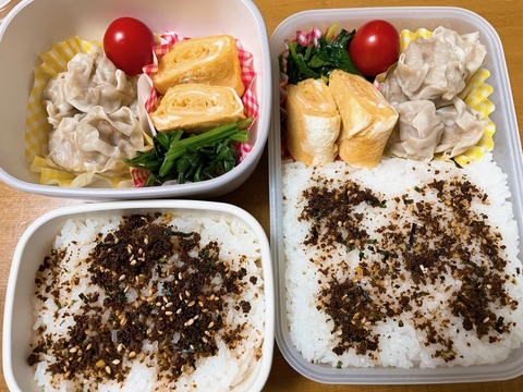 本日のお弁当　シュウマイ弁当