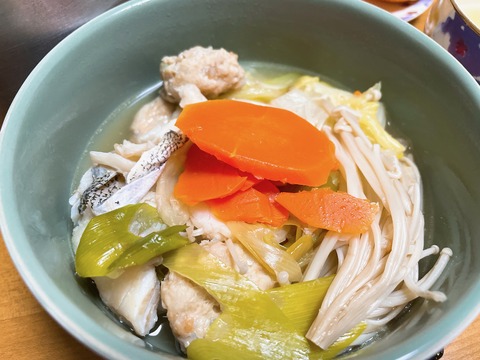 本日の夕食　寄せ鍋