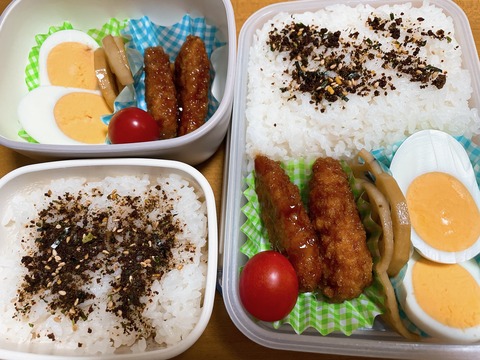 本日のお弁当　チキンの照り焼き