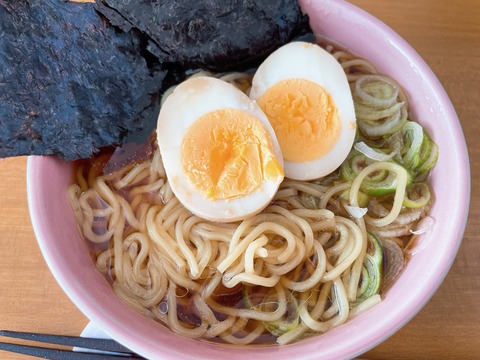 本日のお昼　ラーメン