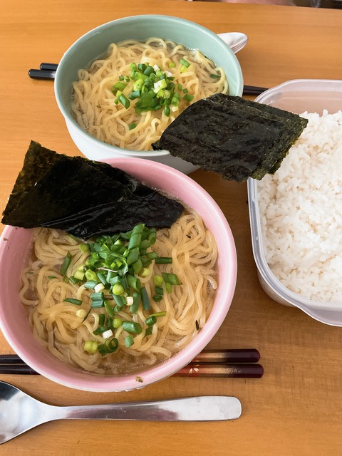 本日のランチ　塩ラーメン