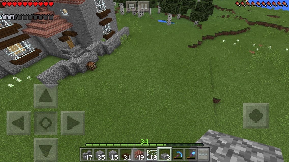 牧場と納屋の建設 焼菓子のマイクラｐｅ