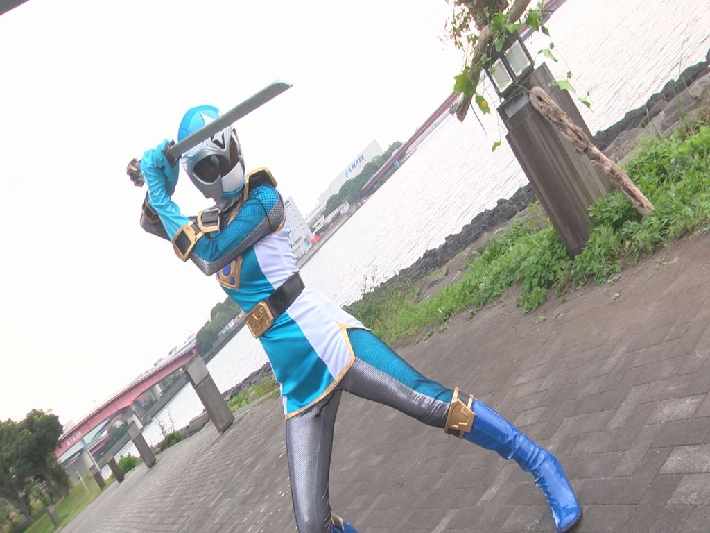 聖忍戦隊 カゲレンジャーのカゲブルー 美影 涼 Sakata Report