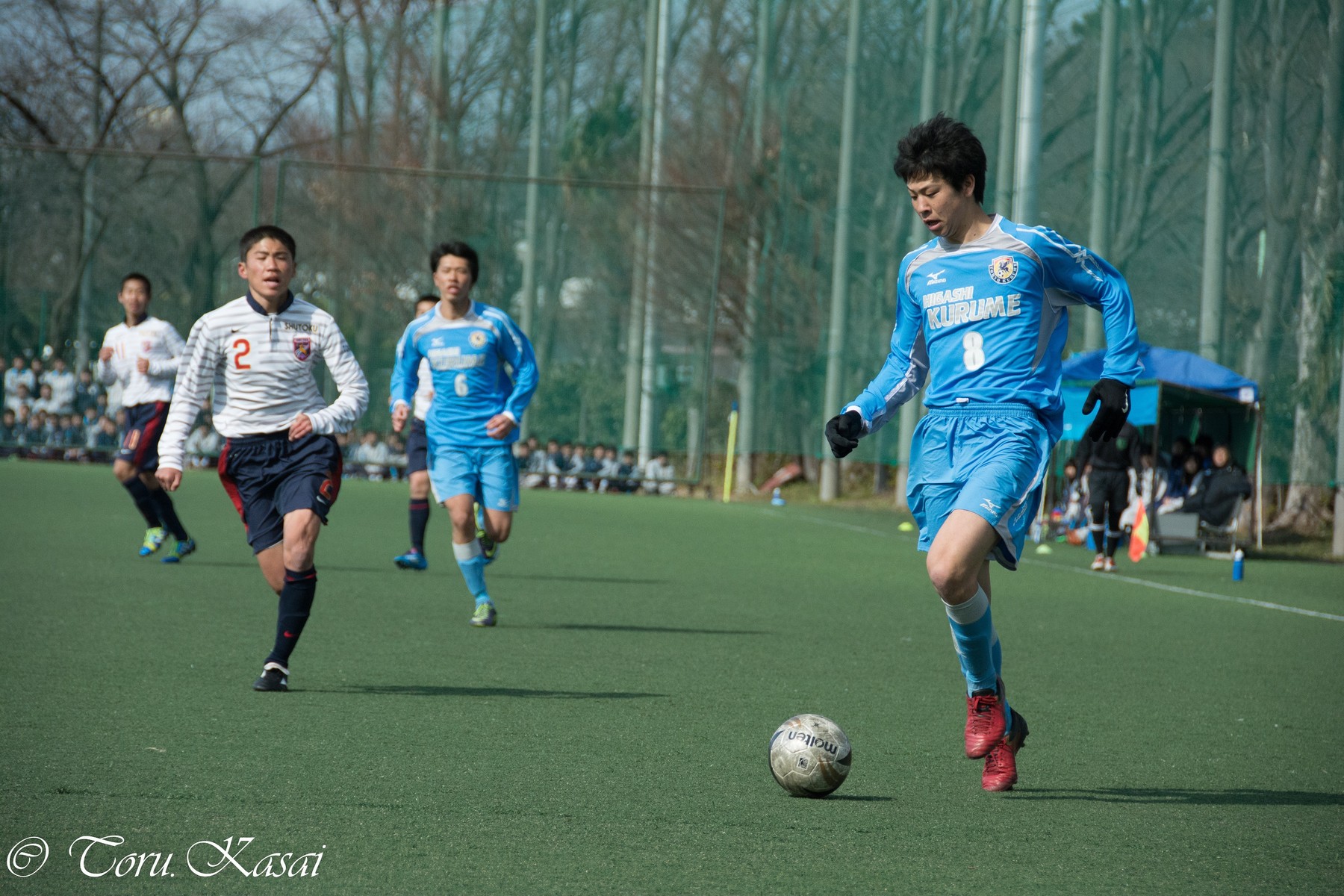 14tリーグ 修徳高校戦 覗き窓 ファインダー 越しの高校サッカー