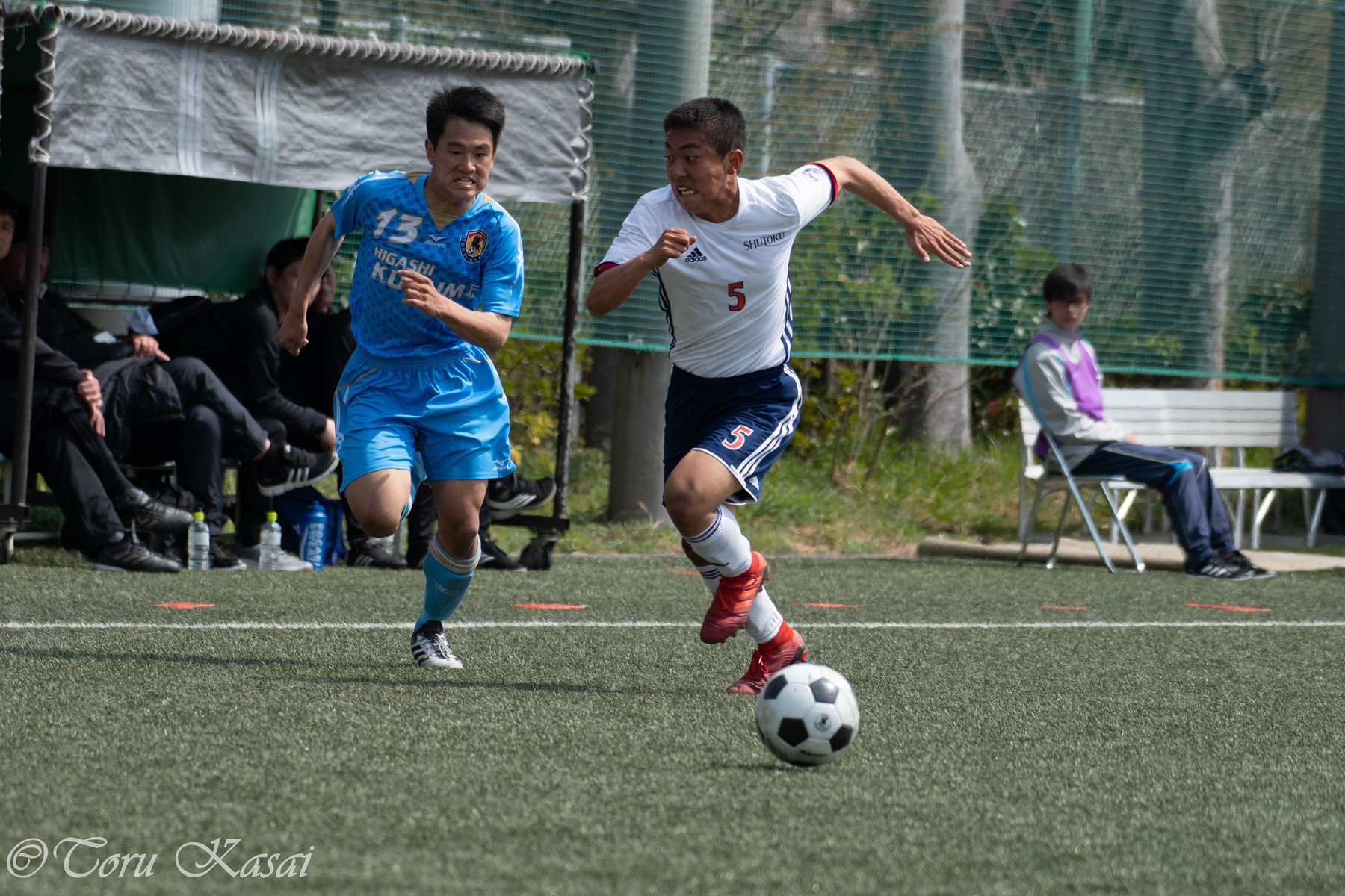 19関東大会東京都予選第一回戦 修徳高校戦 覗き窓 ファインダー 越しの高校サッカー