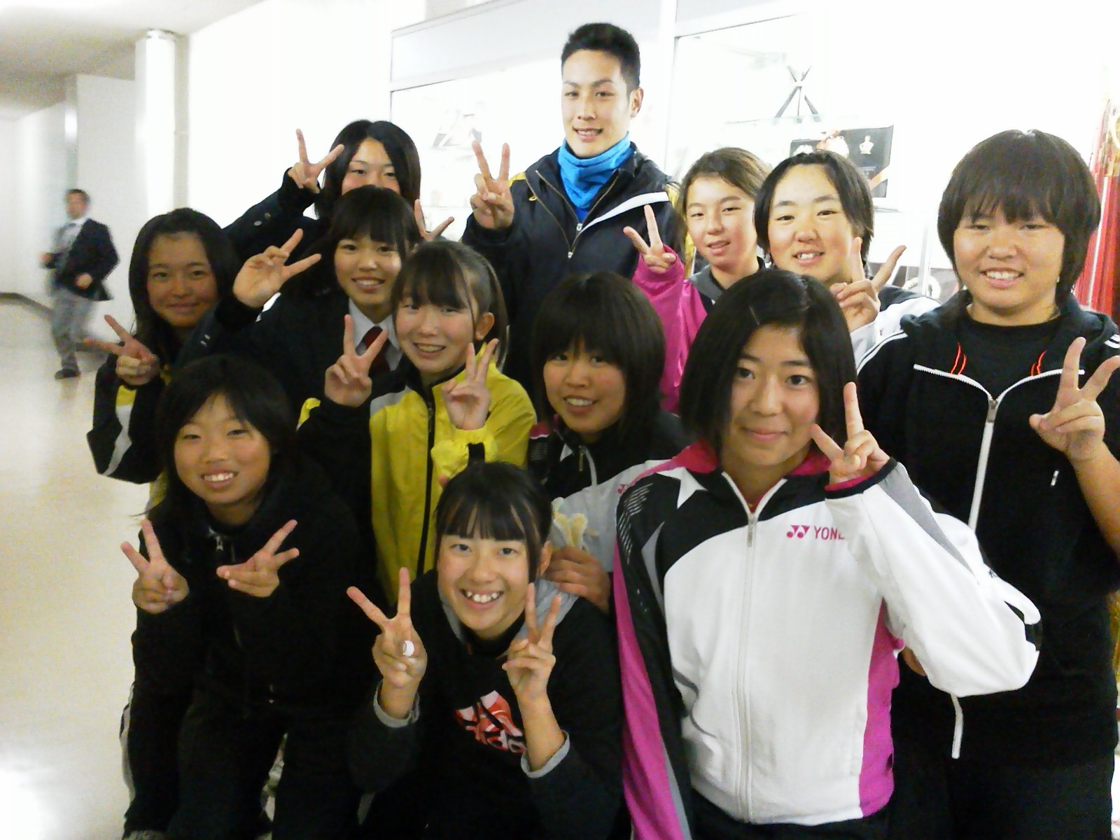 相原和友選手来校 女子編 東陵高校テニス部のblog 相原和友選手来校 女子編 東陵高校テニス部のblog