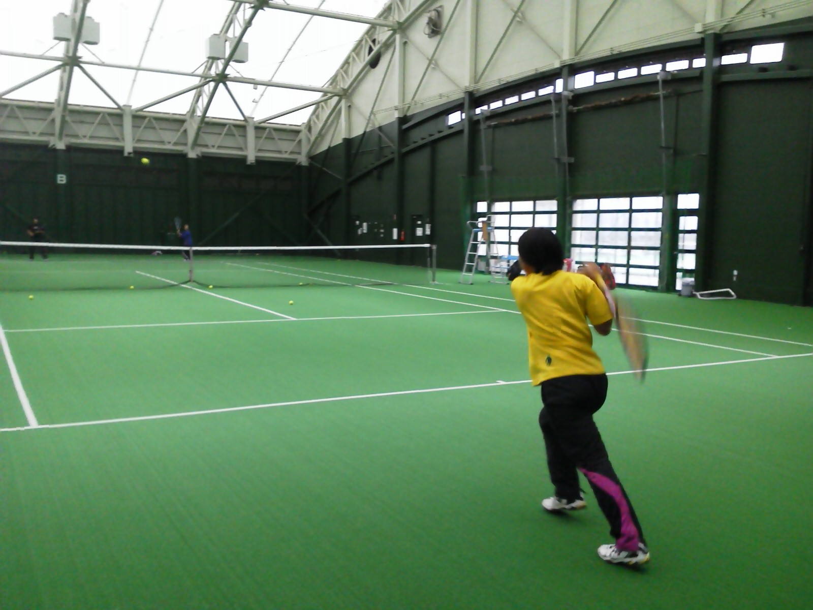 相原和友選手来校 女子編 東陵高校テニス部のblog 相原和友選手来校 女子編 東陵高校テニス部のblog