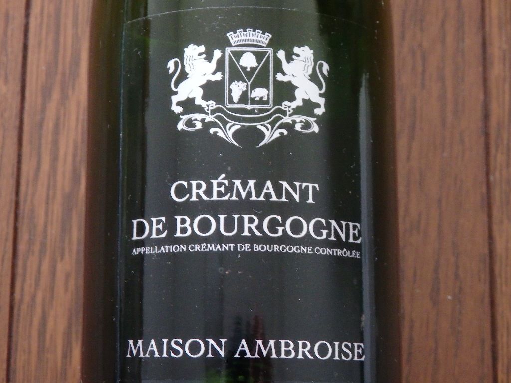 Cremant de Bourgogne Maison AMBROISE 忠犬コロ子のグルメ日記
