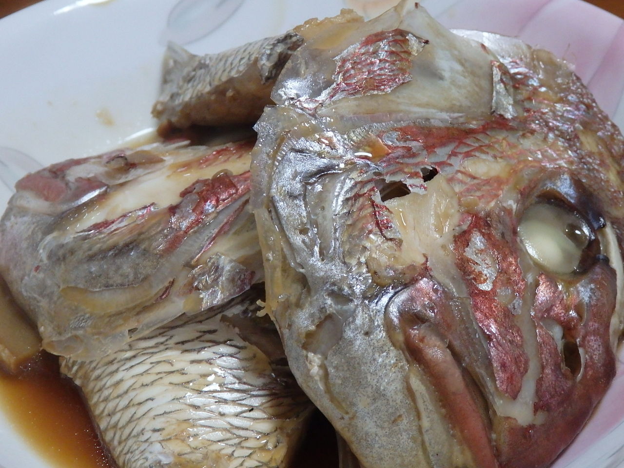 鯛のあら煮 忠犬コロ子のグルメ日記