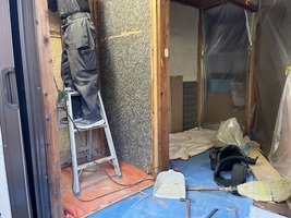 解体工事中