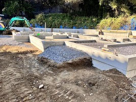 ポーチ下地工事