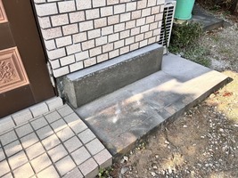 基礎補強型枠撤去