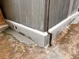 基礎補強個所型枠撤去