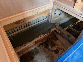 基礎補強生コン打設