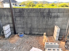 控えブロック工事