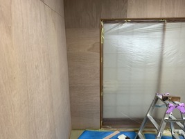 復旧ベニヤ下地