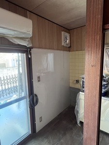 キッチンパネル貼り