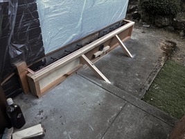 基礎補強生コン打設前