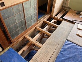 基礎補強鉄筋・型枠