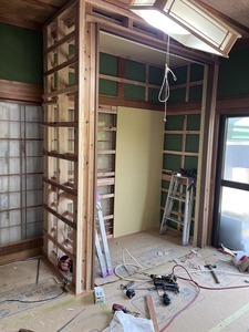 クロゼット新設工事