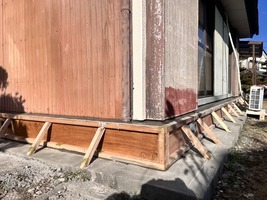 基礎補強生コン打設