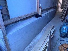 基礎補強型枠撤去