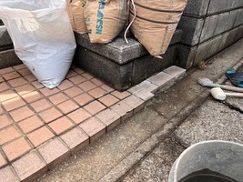 タイル補修工事