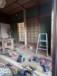 クロゼット設置準備