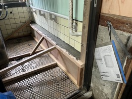基礎補強生コン打設