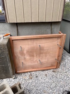 基礎補強箇所型枠