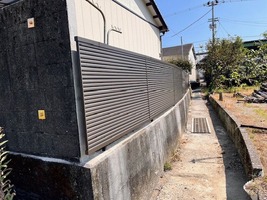 フェンス工事完了